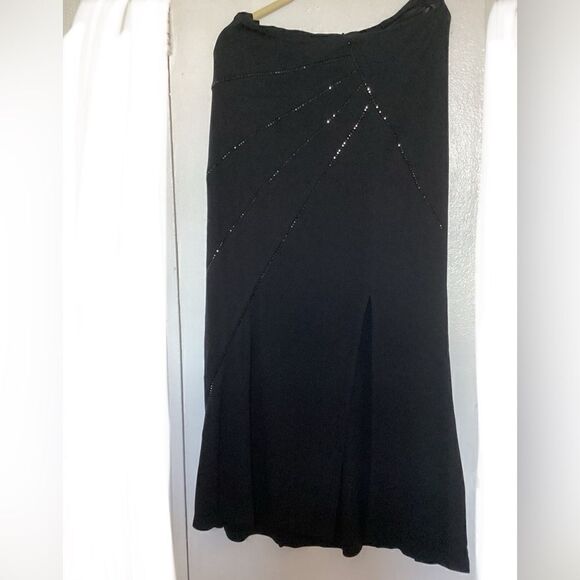 XL Nicole Bakti maxi skirt rhinestone detail, party night - Picture 6 of 16